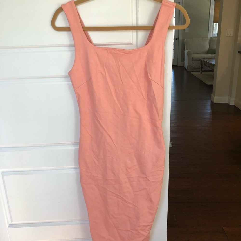 Brand New Blush Midi Body Con Dress - Picture 1 of 3